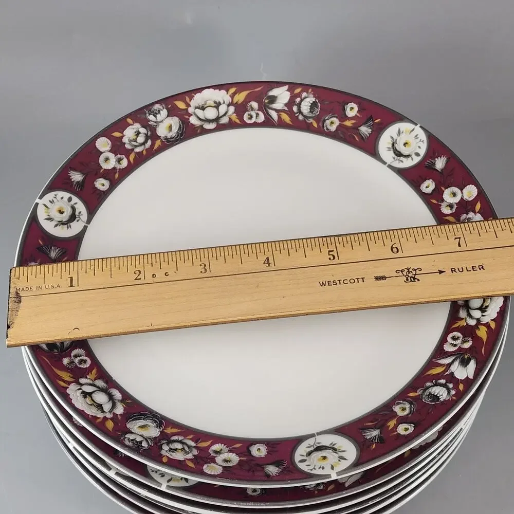 Winterling Tea Coffee Dessert Set 20 Pieces Red Floral Number 35